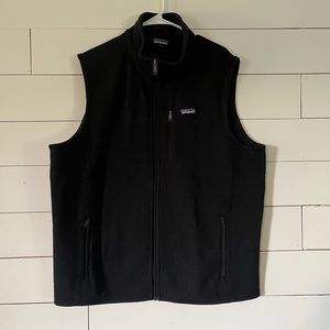 Patagonia Better Sweater Vest XXL Black Knit Fleece